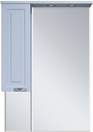 Misty Зеркальный шкаф Терра 70 L серый – фотография-1